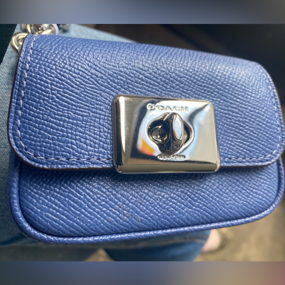 Coach mini Cassidy bag charm
